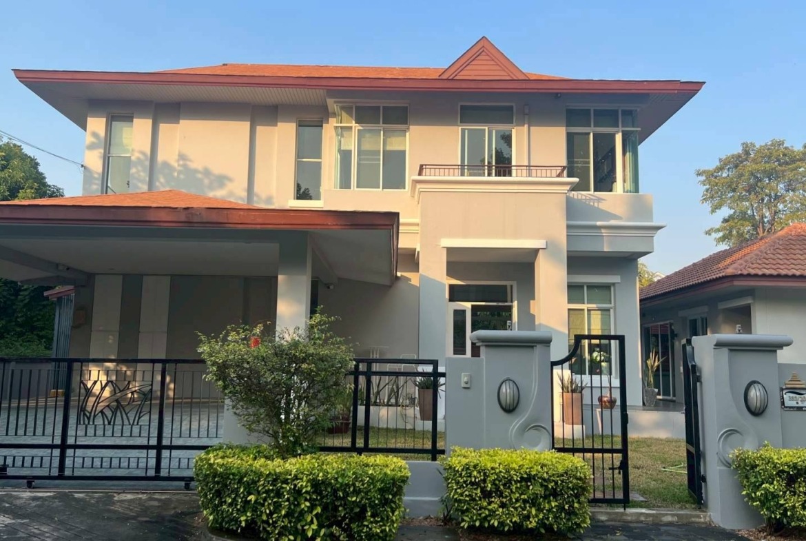 MH39  🏡 For Rent — House for rent in Anaville Village (Suvarnabhumi – Lat Krabang).
